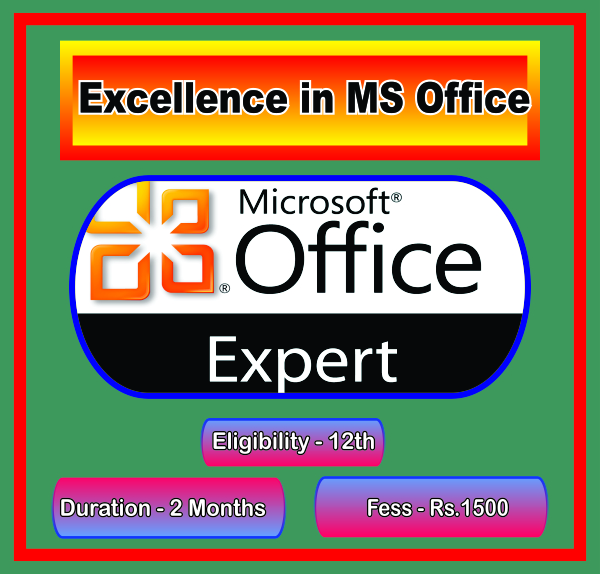 Expert In MS-Office With Typing